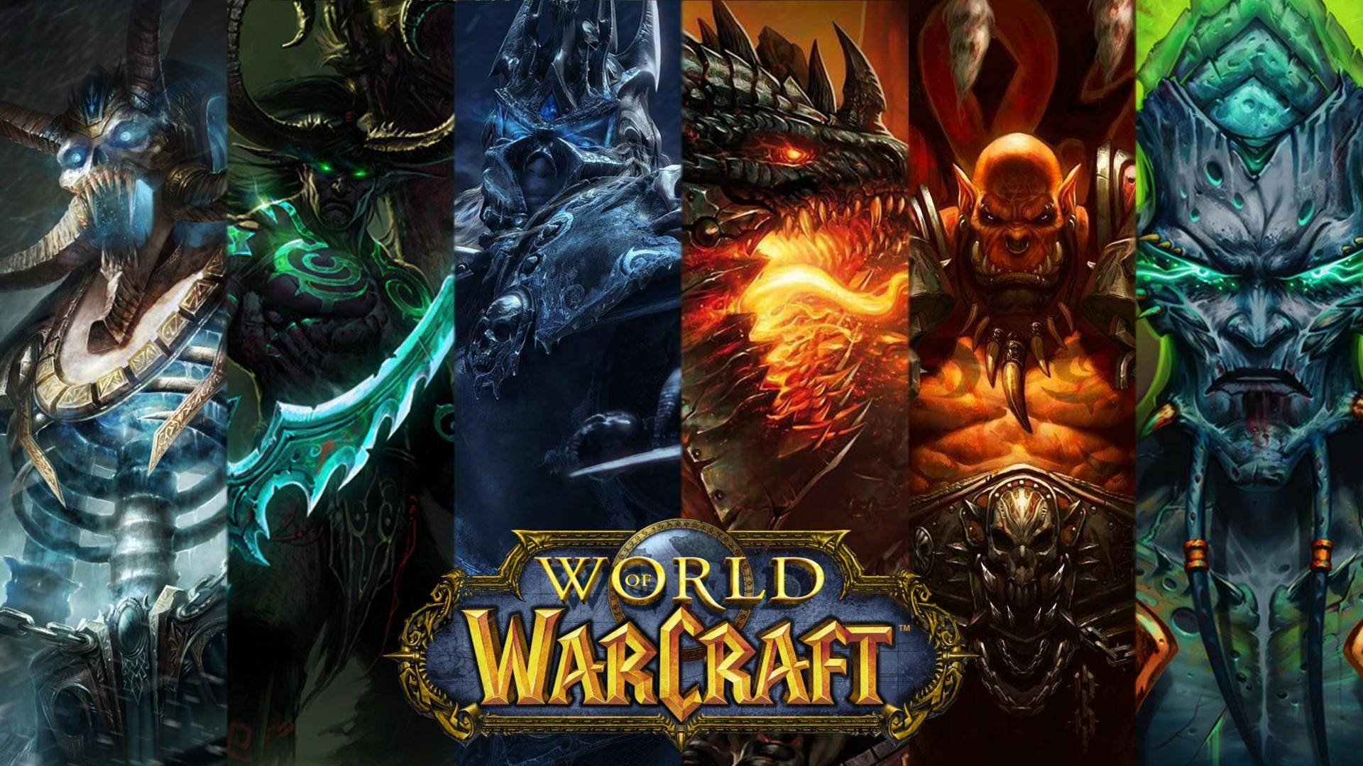 World of Warcraft, glowing eyes, ornate armor, Full HD Desktop Wallpaper
