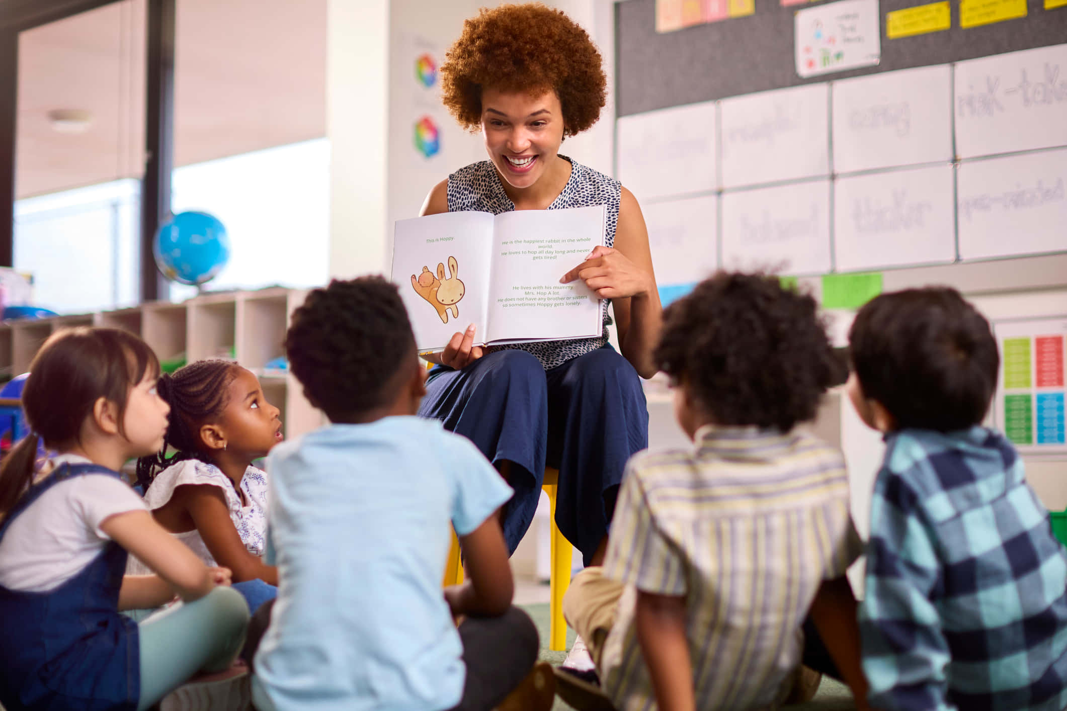 World Teachers Day, classroom, reading, Full HD Desktop Wallpaper