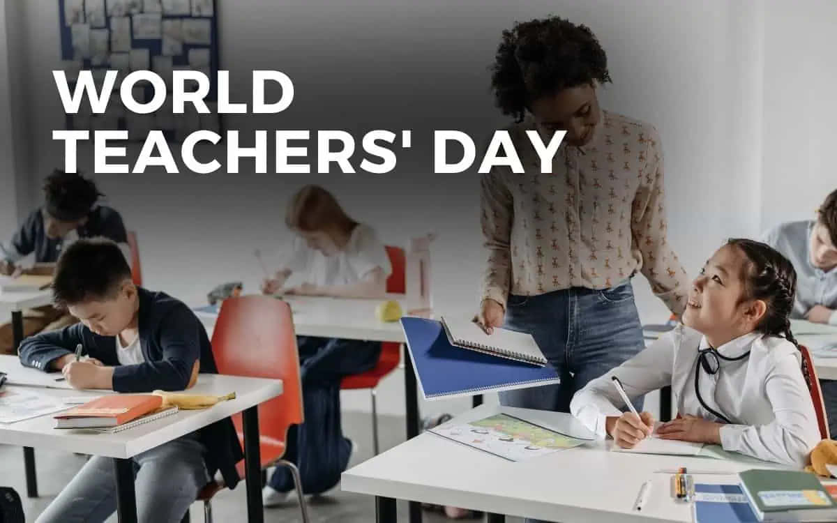 World Teachers Day, classroom, teacher, SD Desktop Wallpaper