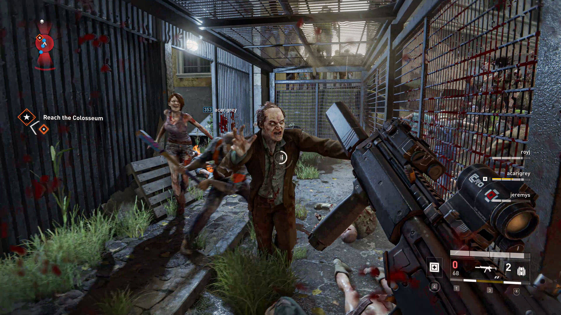 World War Z Aftermath, first-person shooter, heavy weapon, Full HD Desktop Wallpaper