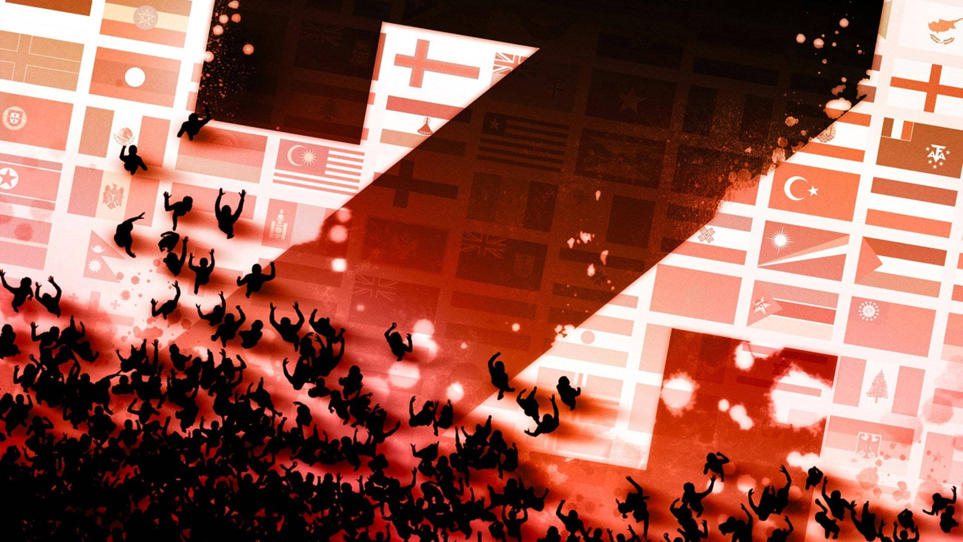 World War Z, red tones, glowing red light, Full HD Desktop Wallpaper