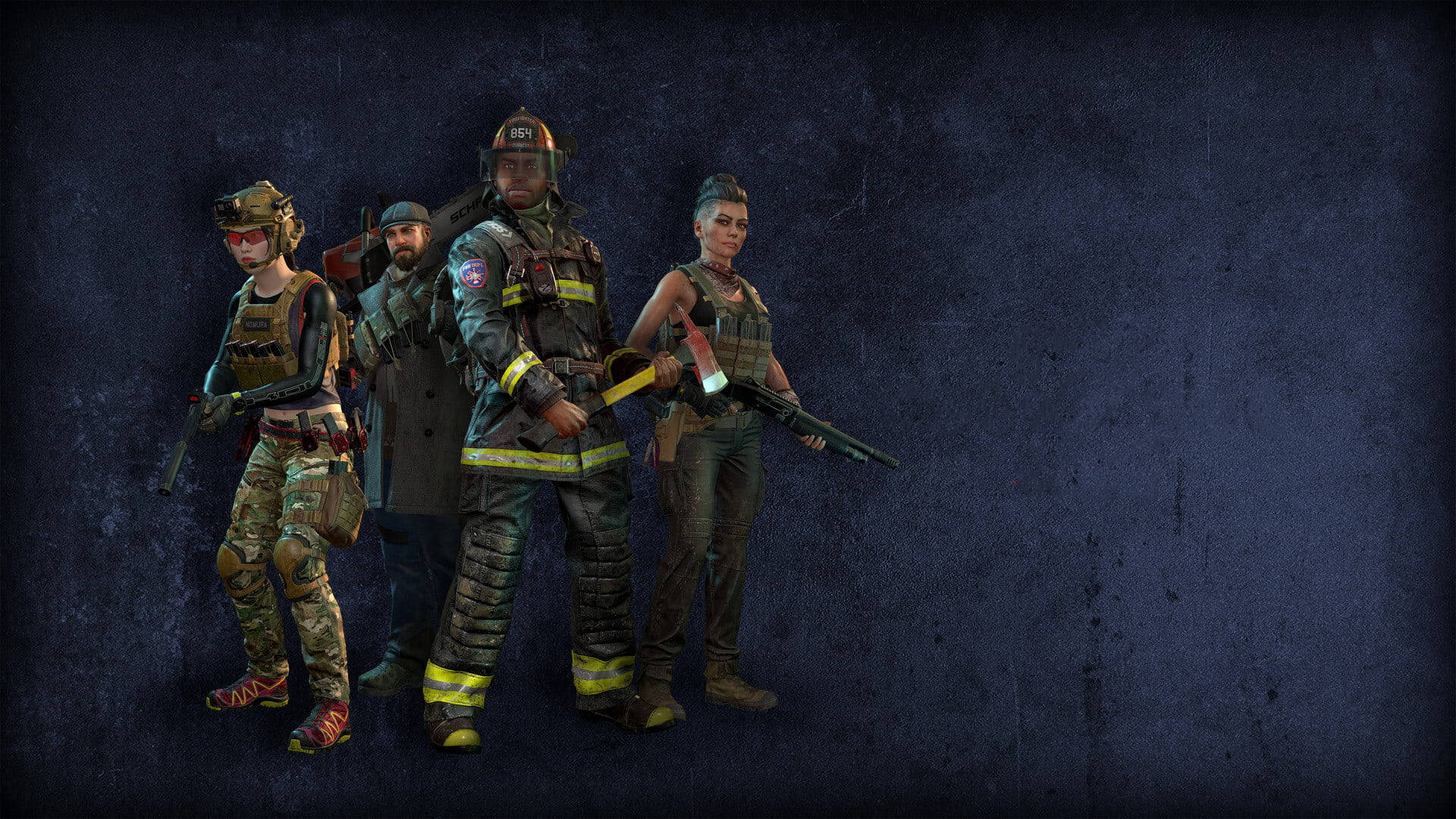 World War Z, game playable characters, armed tactical team members, Full HD Desktop Wallpaper