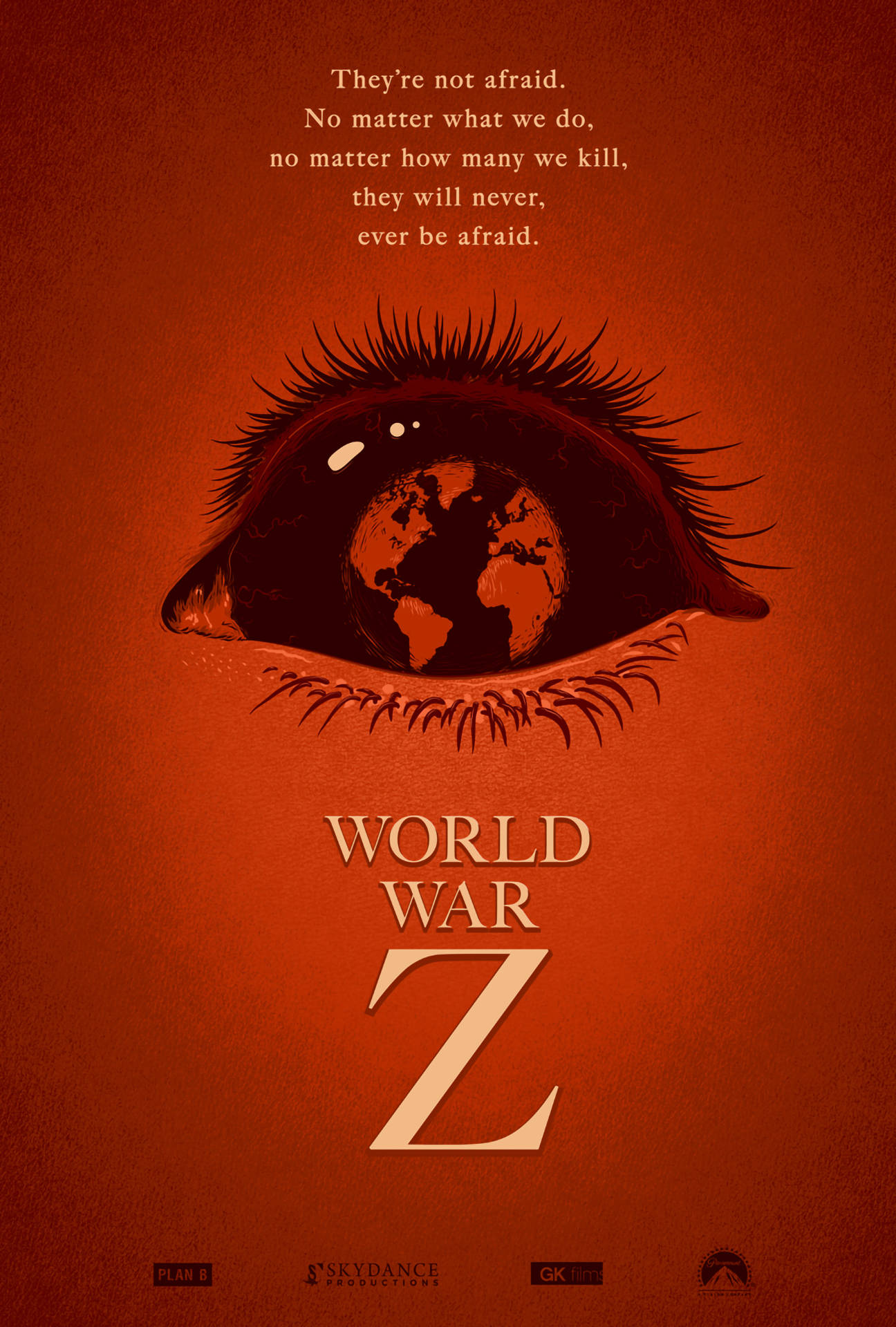 World War Z, Red Eye, globe pupil, Full HD Phone Wallpaper