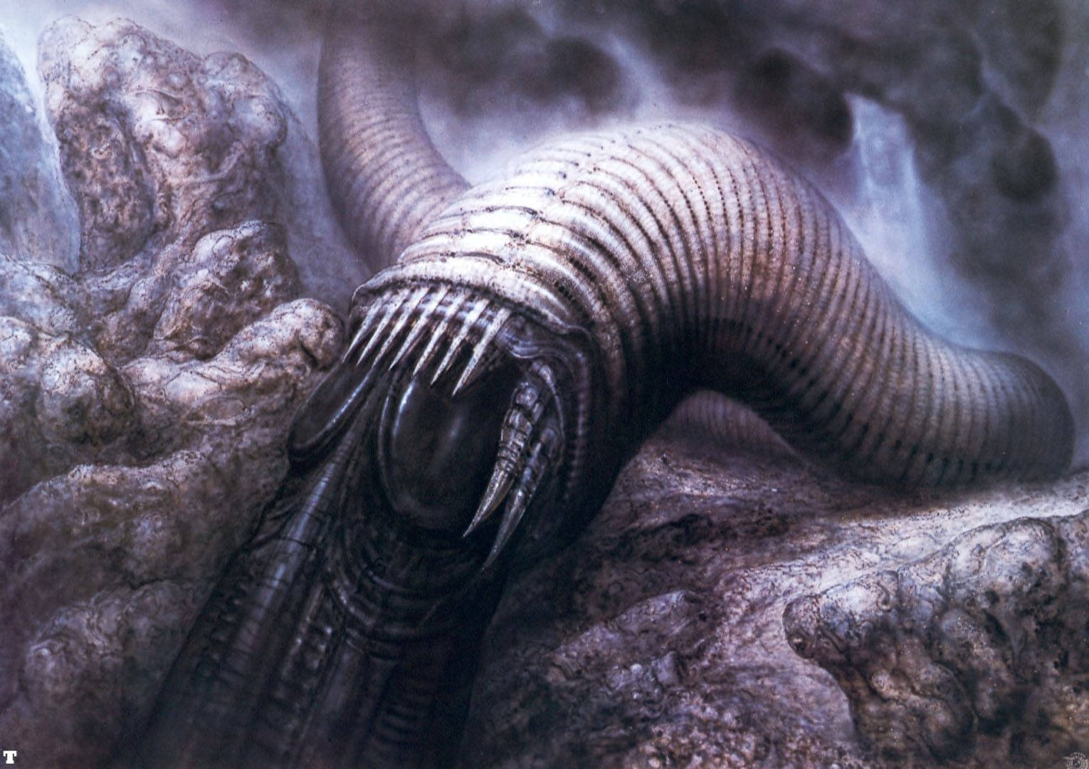 The Worm, dune novel, ribbed skin, HD Desktop Wallpaper