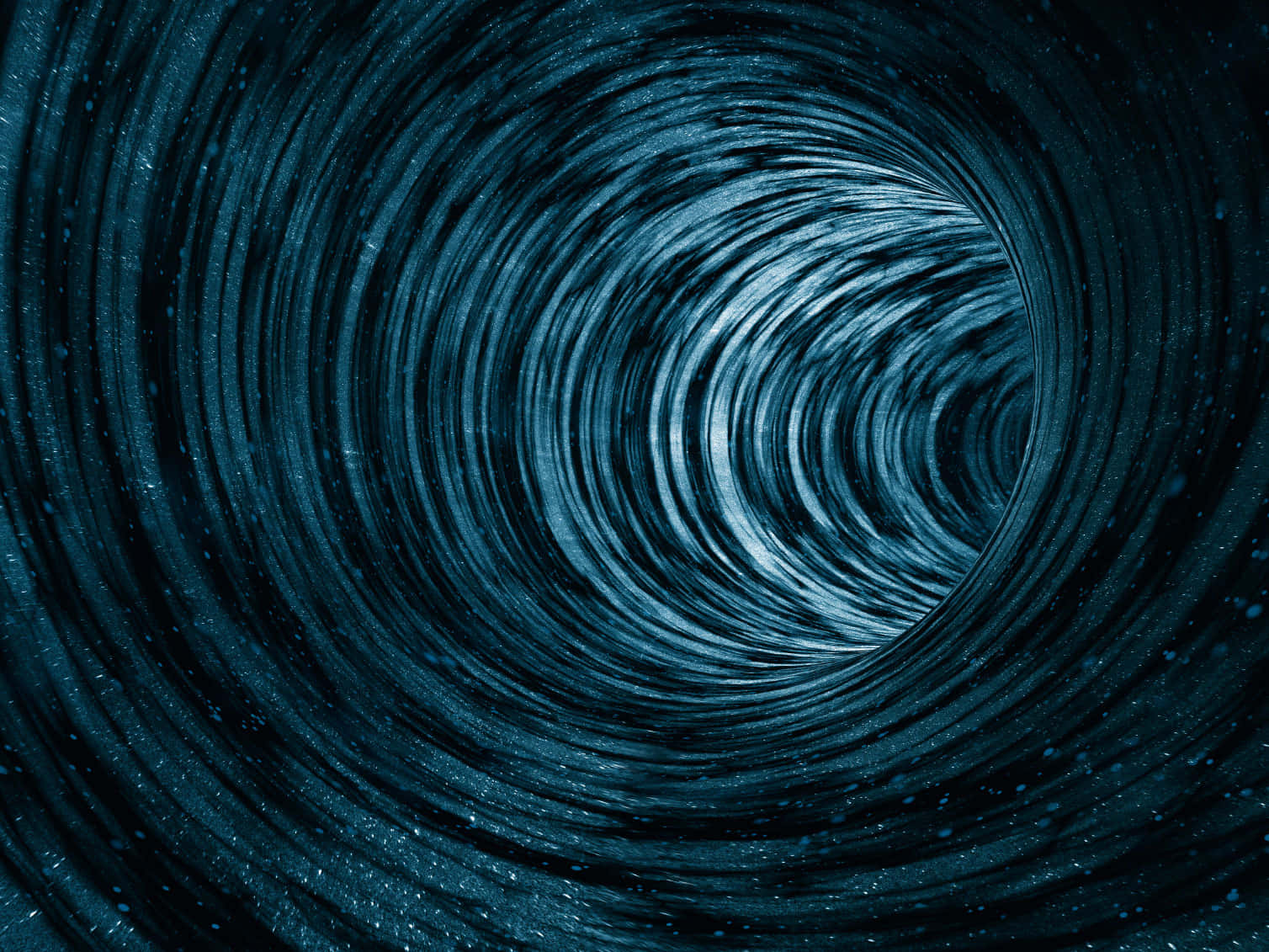 wormhole, deep blue, black, HD Desktop Wallpaper