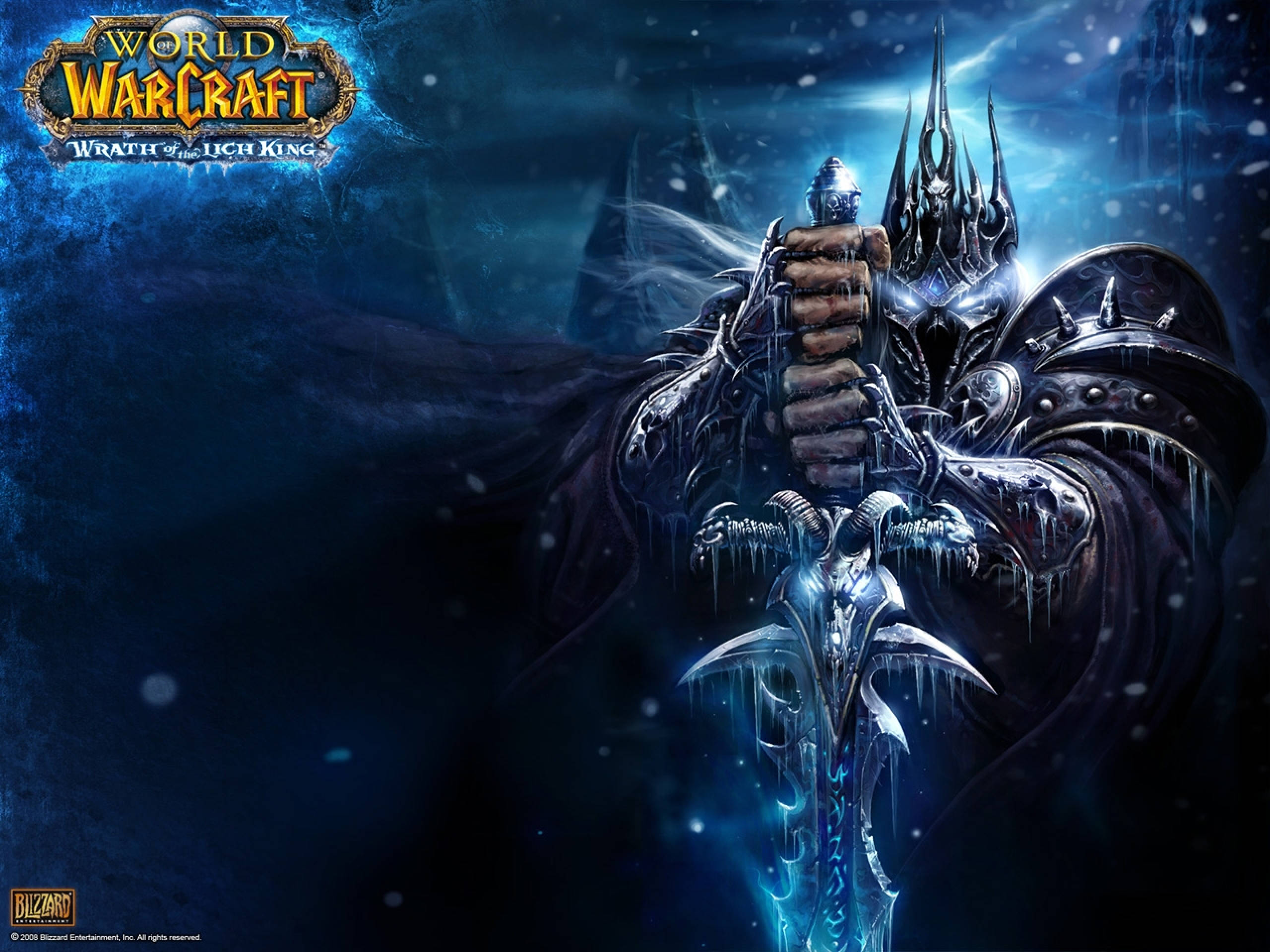 Wrath Of The Lich King, lich king, icy armor, 2K Desktop Wallpaper