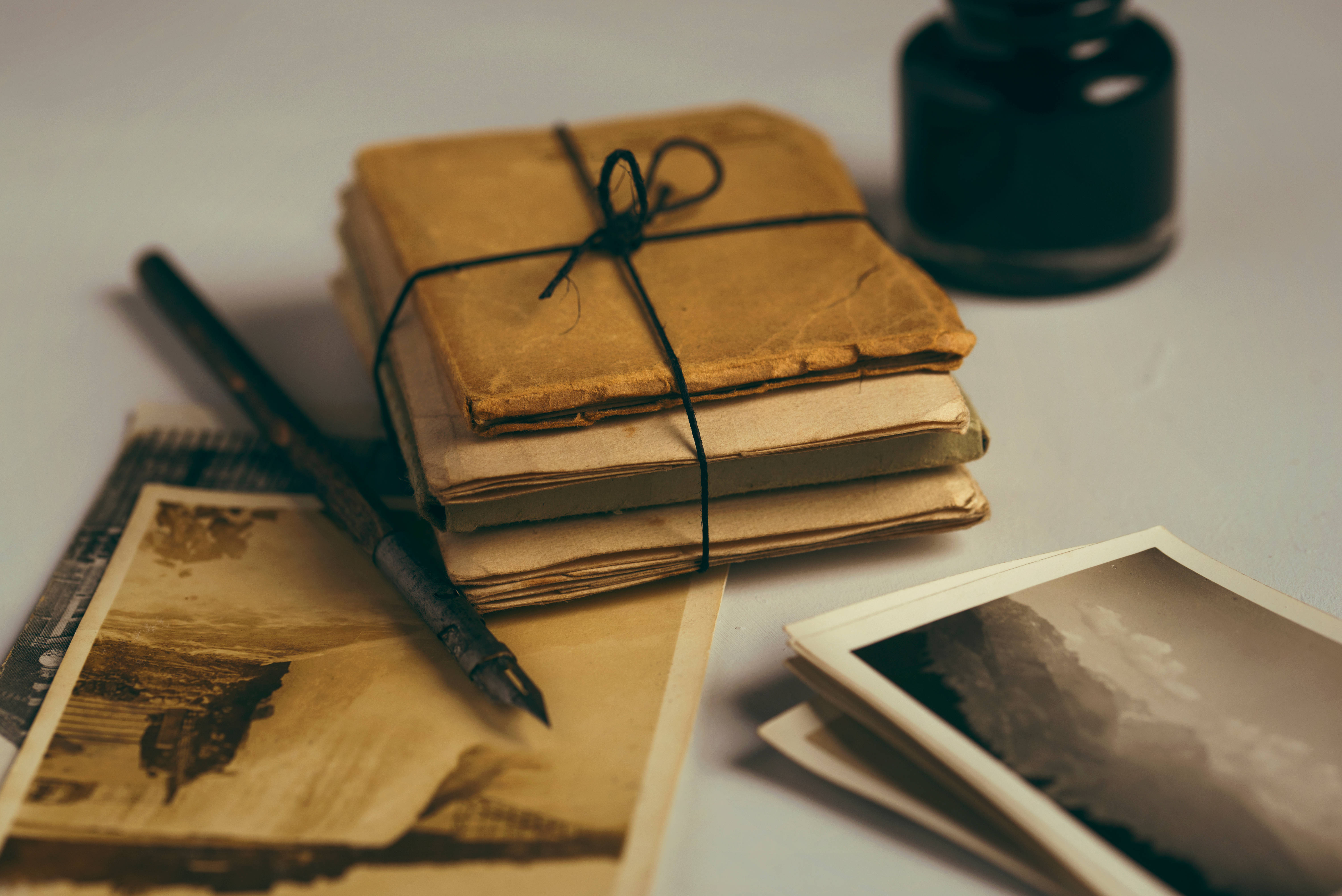 vintage letters, vintage photos, handwritten journals, 5K Desktop Wallpaper