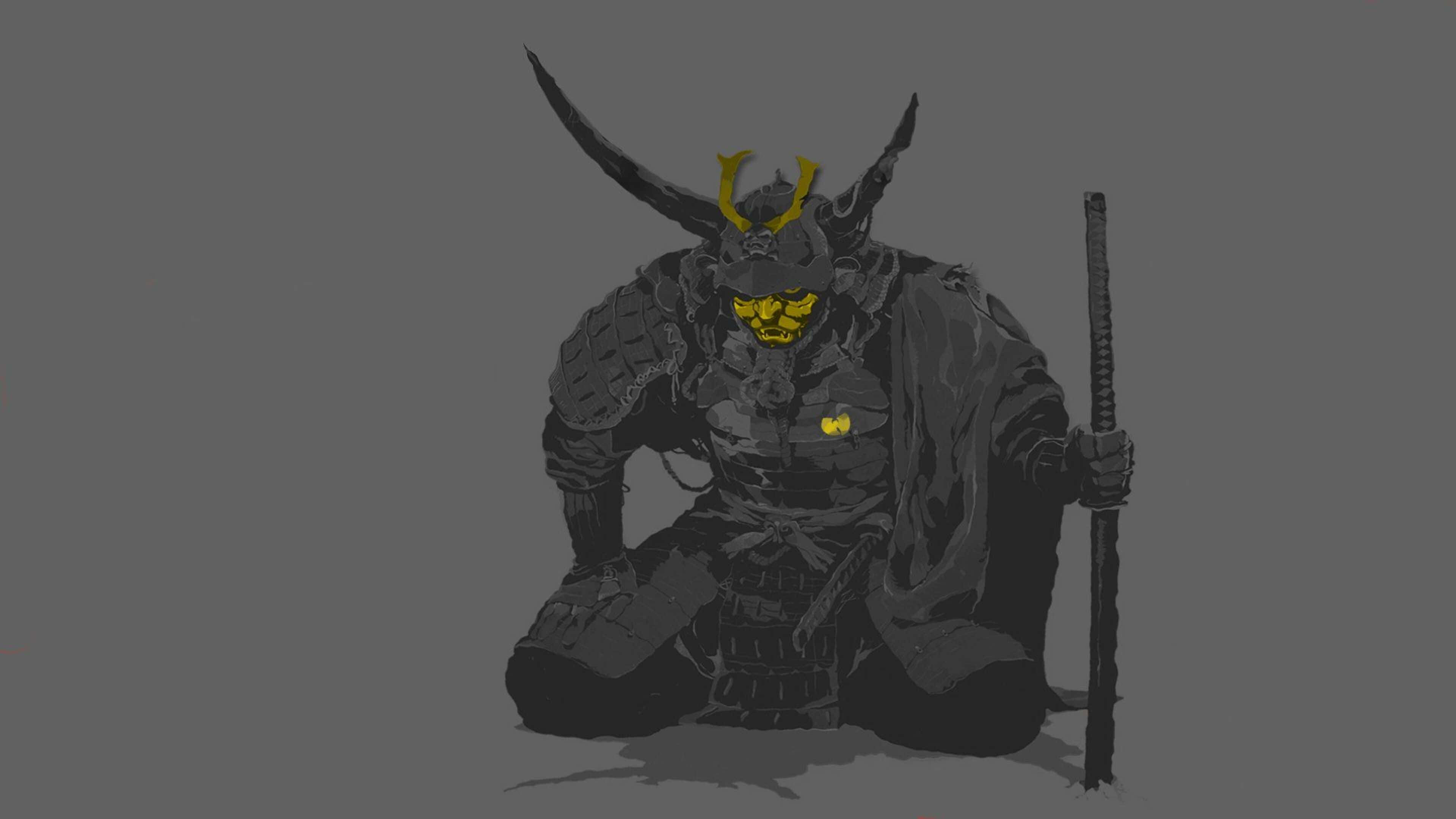 Wu Tang Clan 4K, samurai, sword, 4K Desktop Wallpaper