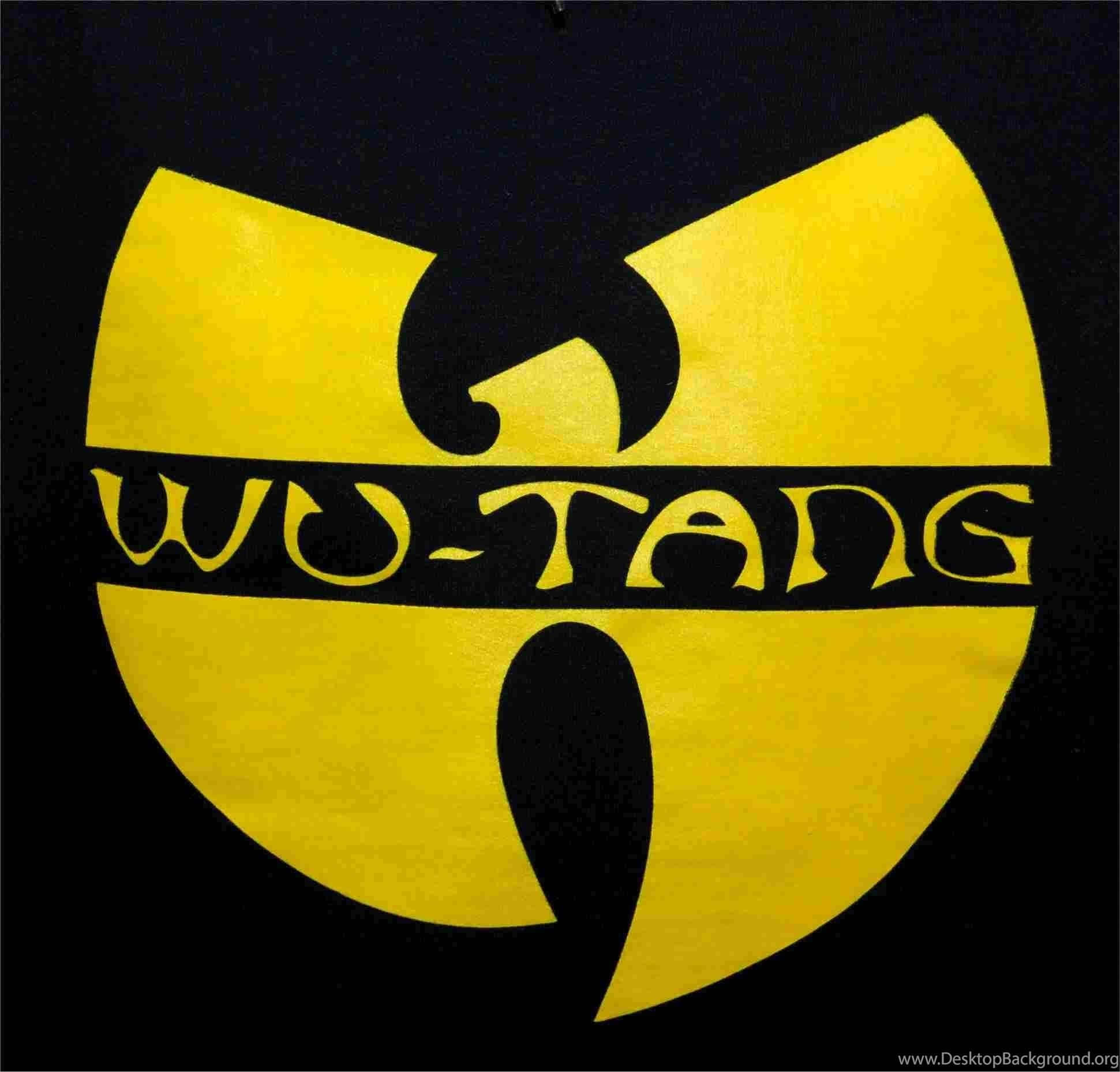 Wu Tang Clan, Wu-Tang Clan logo, yellow, Full HD Desktop Wallpaper
