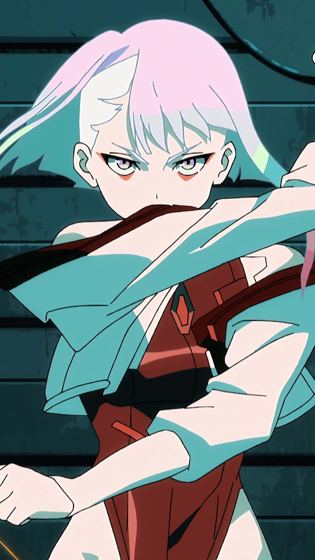 Wubba Lubba Dub Dub, anime girl, pink hair, Full HD Phone Wallpaper
