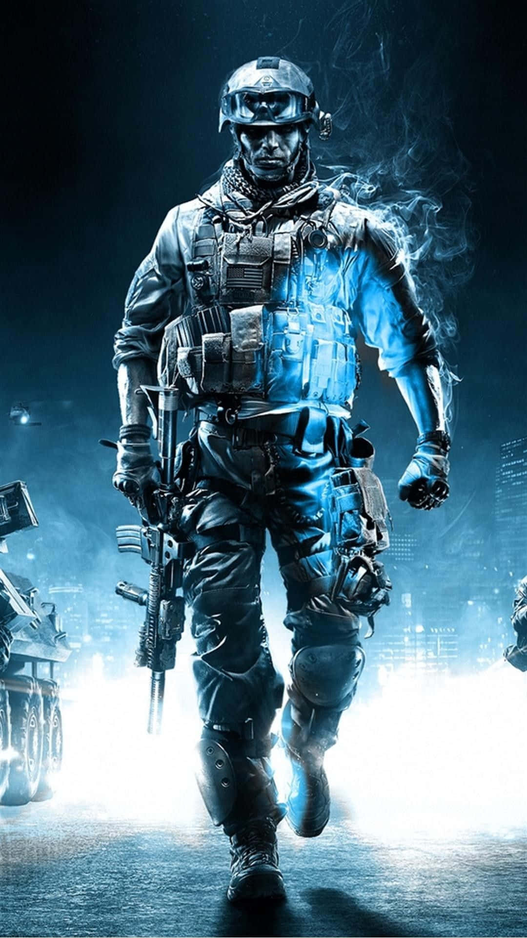 WW2 iPhone, soldier, tactical gear, Full HD Phone Wallpaper