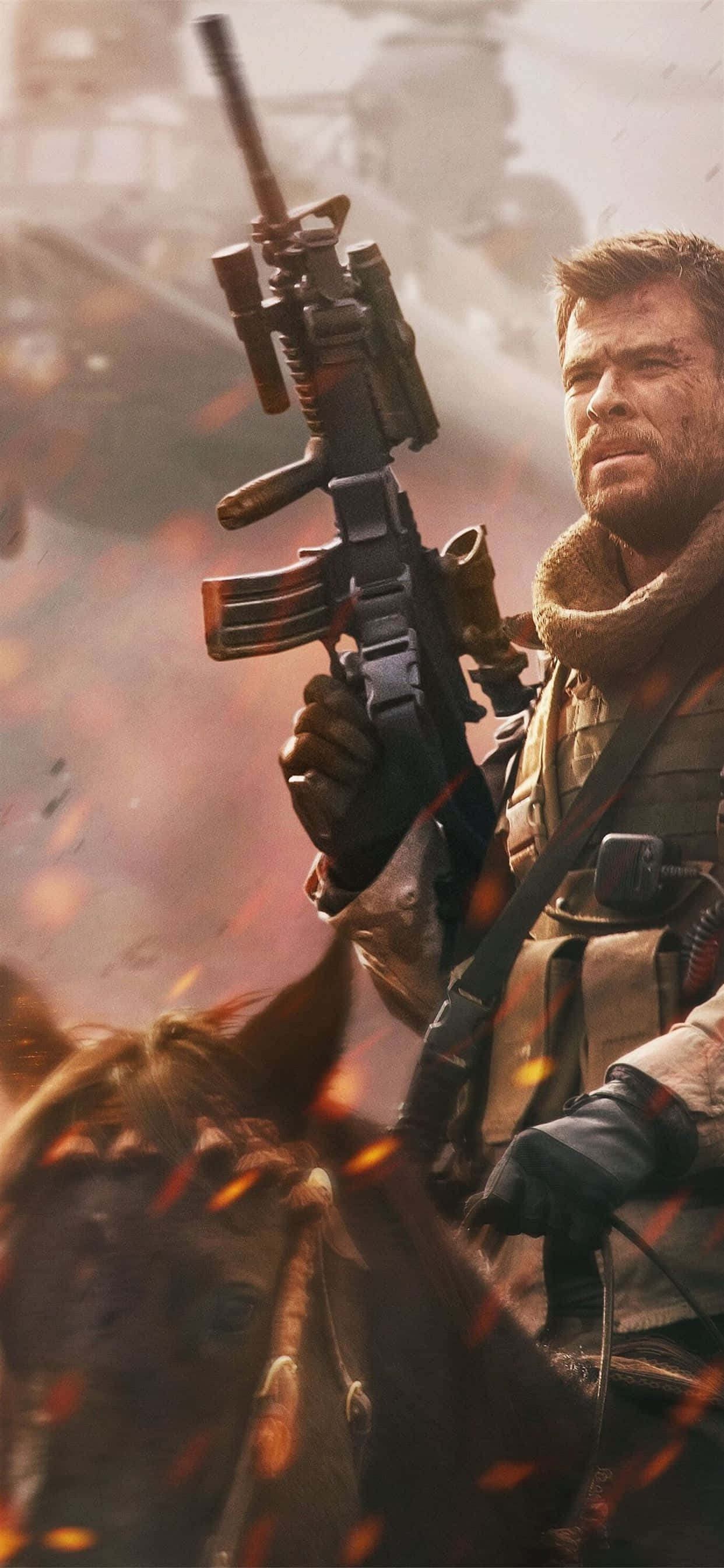 WW2, iPhone, warrior, 2K Phone Wallpaper