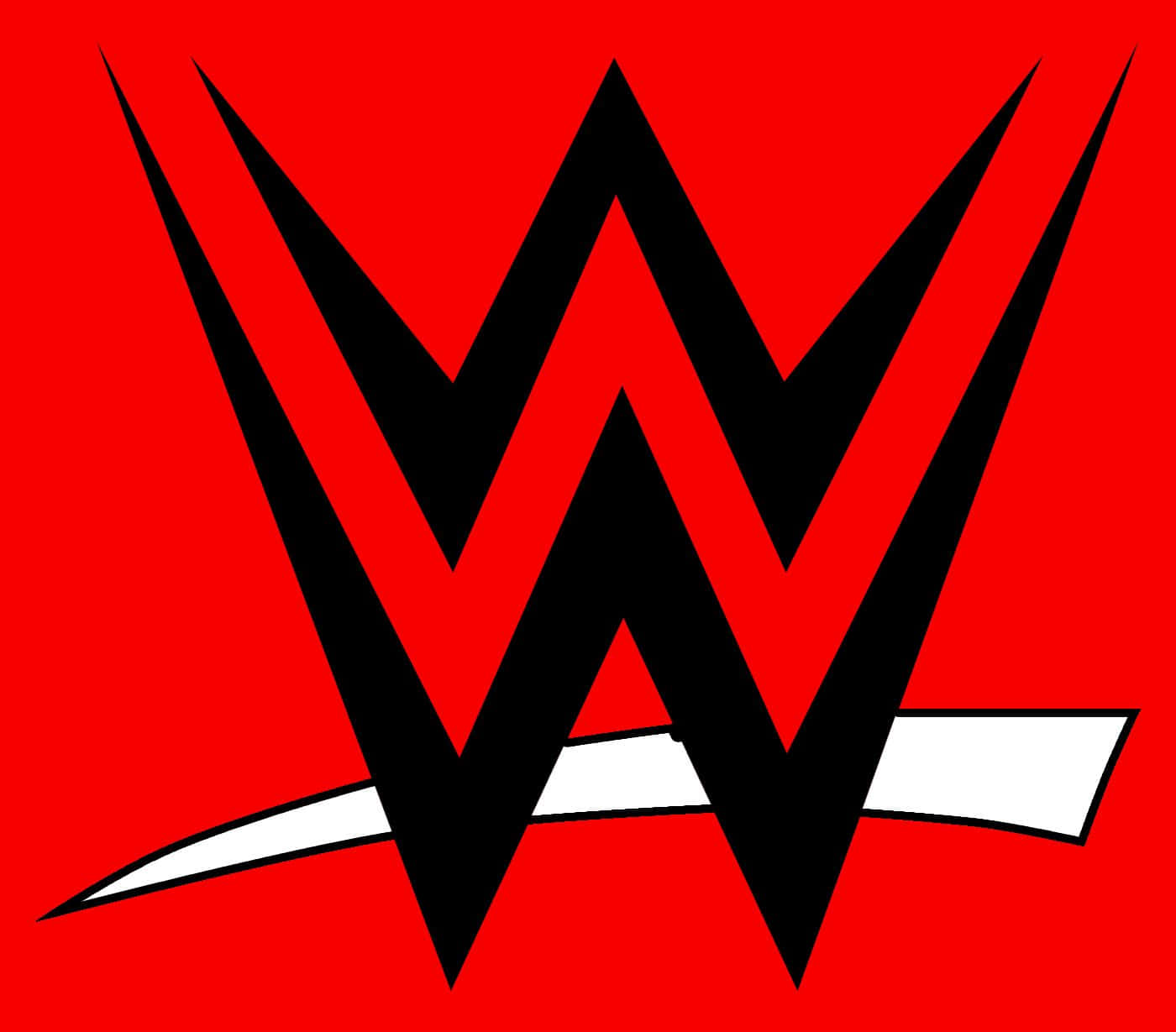 WWE Logo, black, white accents, HD Desktop Wallpaper