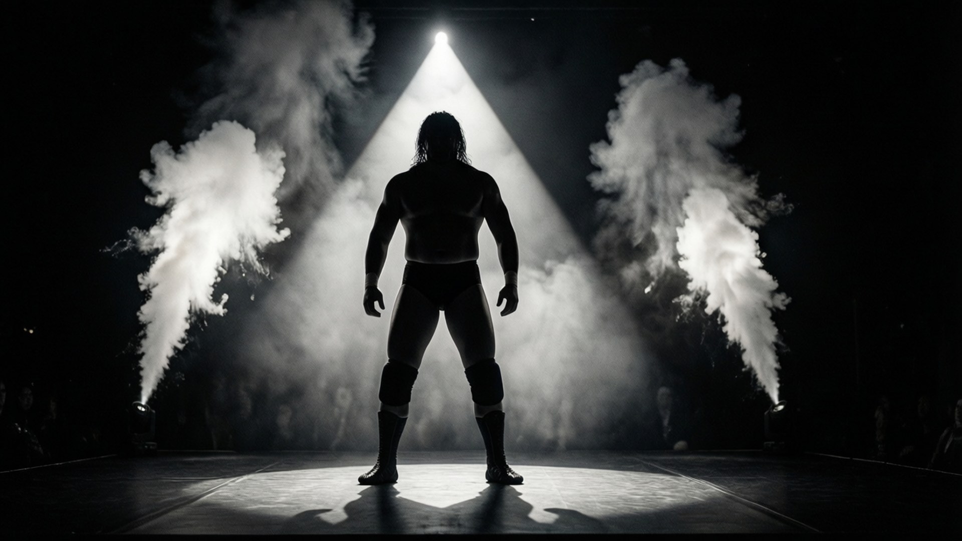 WWE NXT, spotlight, smoke, Full HD Desktop Wallpaper