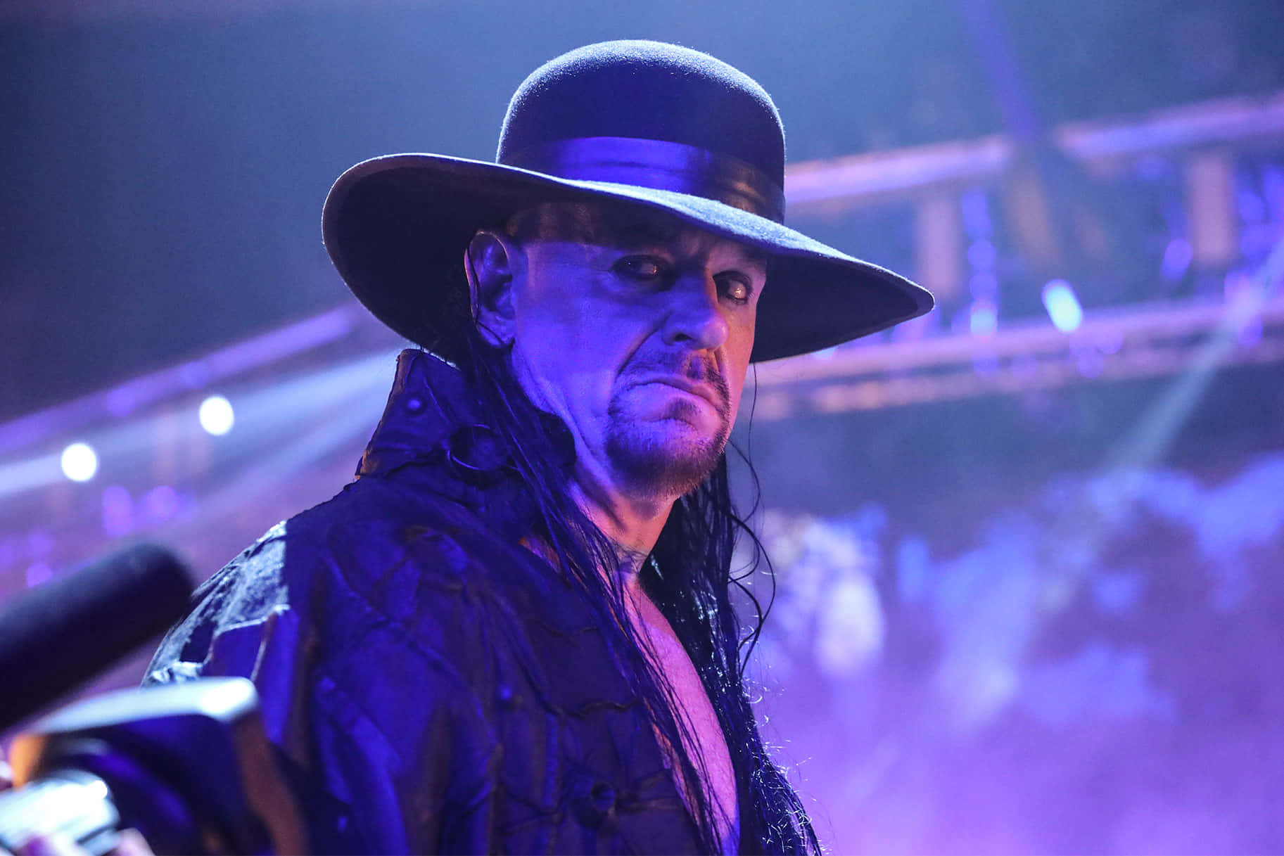 WWE Undertaker, black hat, trench coat, HD Desktop Wallpaper