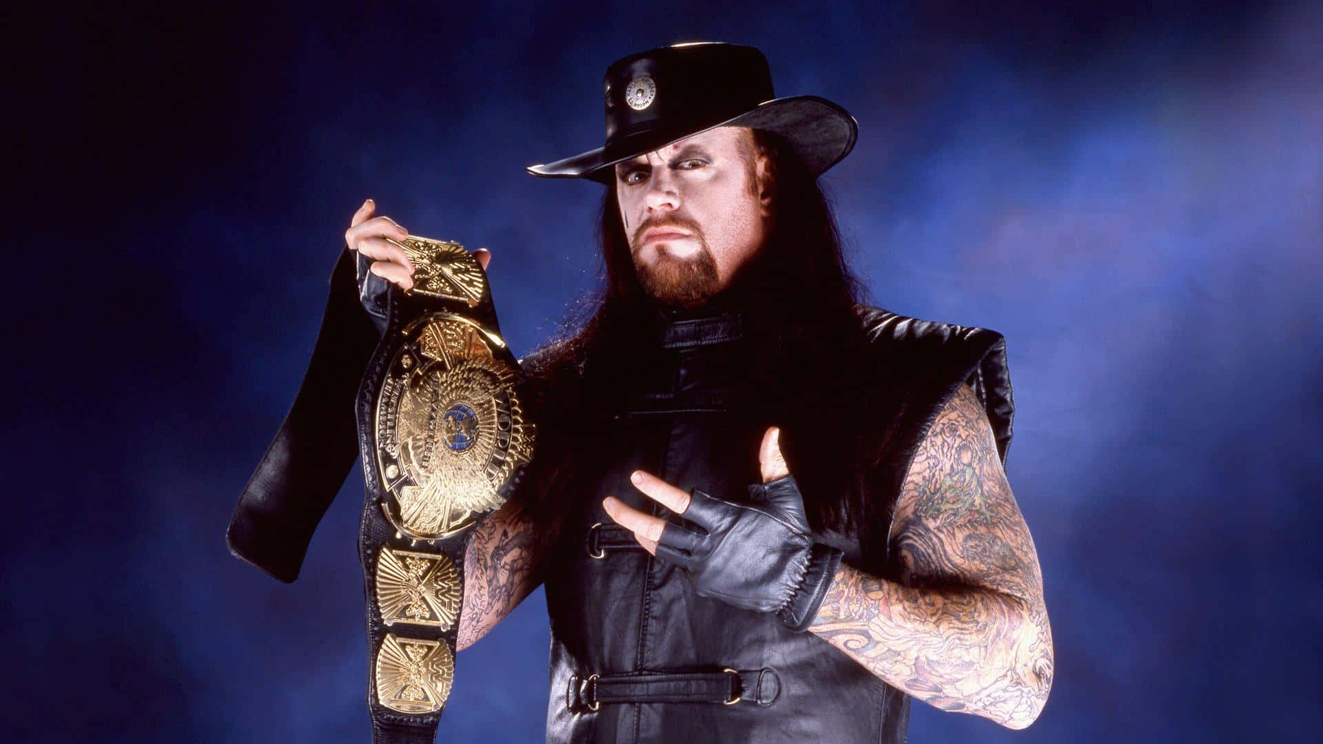 WWE Undertaker, championship belt, gold championship belt, Full HD Desktop Wallpaper