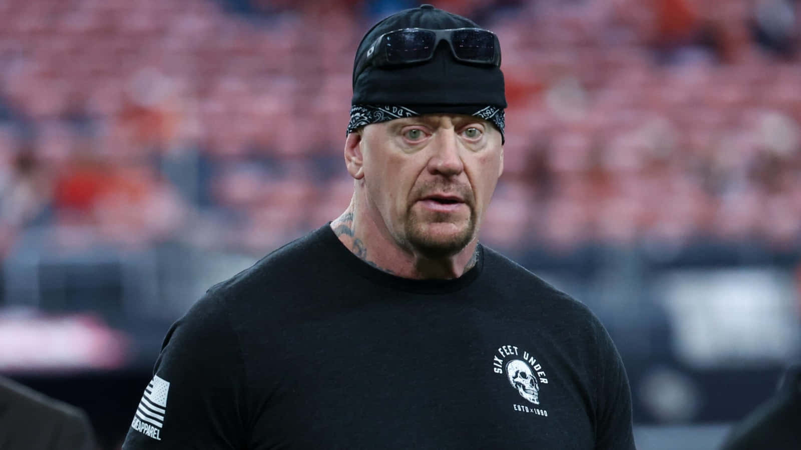 WWE Undertaker, black bandana, sunglasses, HD Desktop Wallpaper