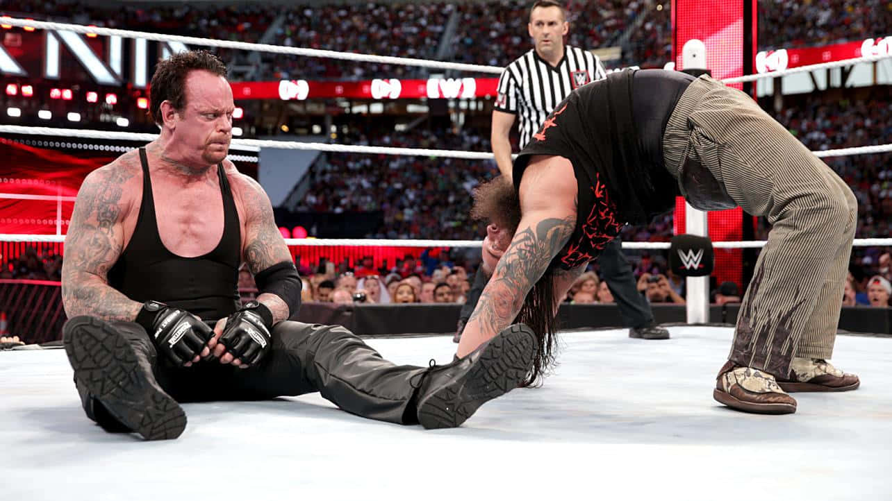 WWE Undertaker, black tank top, striped pants, HD Desktop Wallpaper