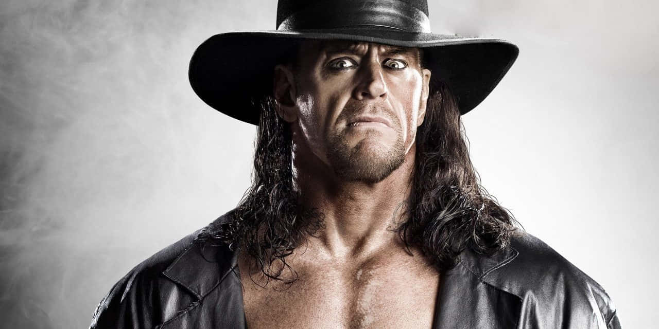 WWE Undertaker, long dark hair, black hat, HD Desktop Wallpaper