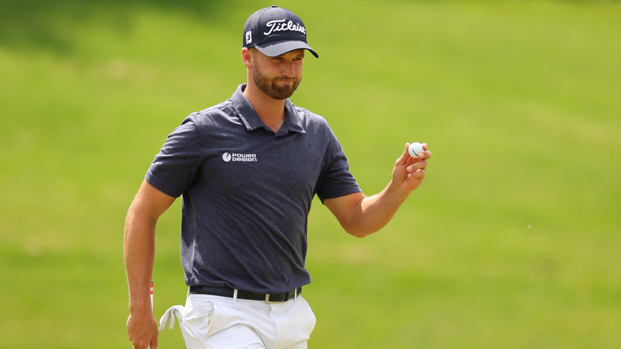 Wyndham Clark, navy polo, white pants, Full HD Desktop Wallpaper