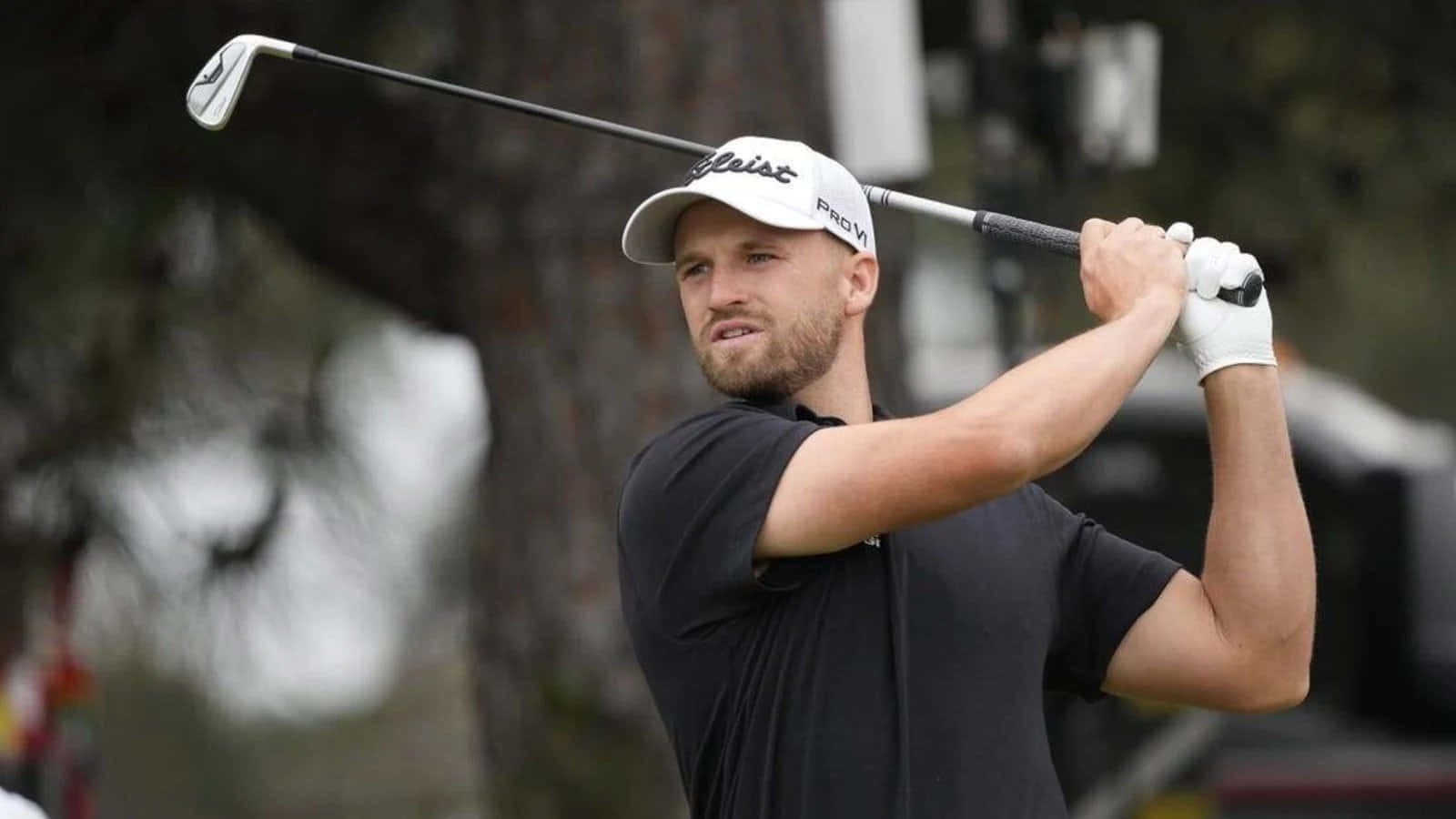 Wyndham Clark, driver, mid-swing, HD Desktop Wallpaper