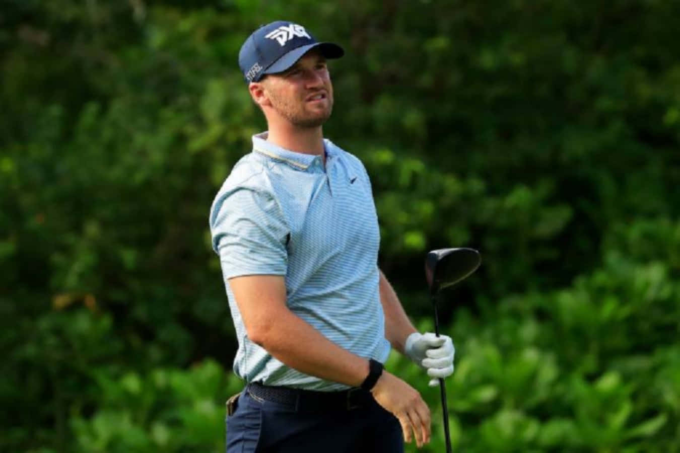 Wyndham Clark, blue cap, striped shirt, HD Desktop Wallpaper