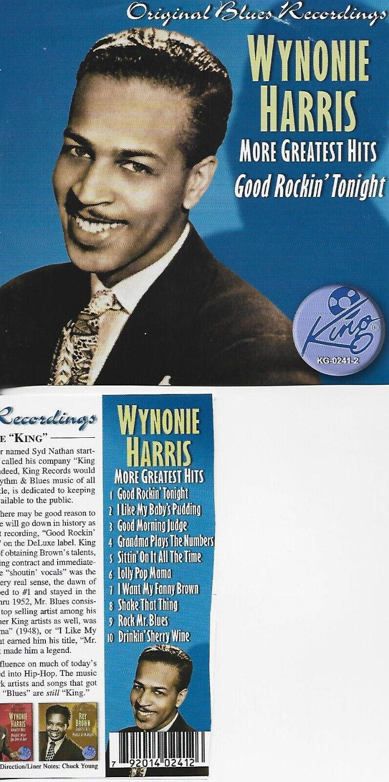 Wynonie Harris, More Greatest Hits, album cover, HD Phone Wallpaper