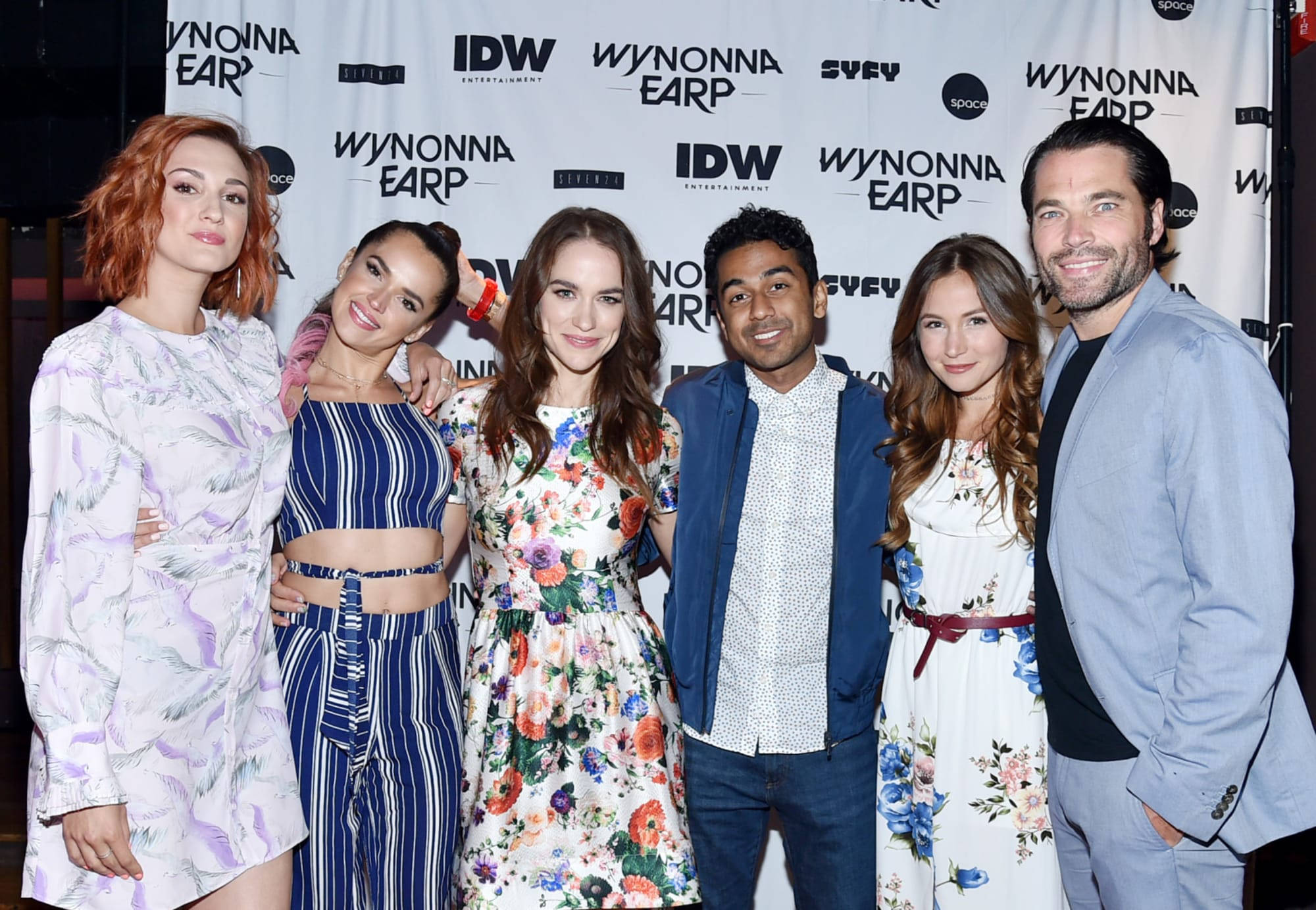 Wynonna Earp, cast members, promotional event, Full HD Desktop Wallpaper
