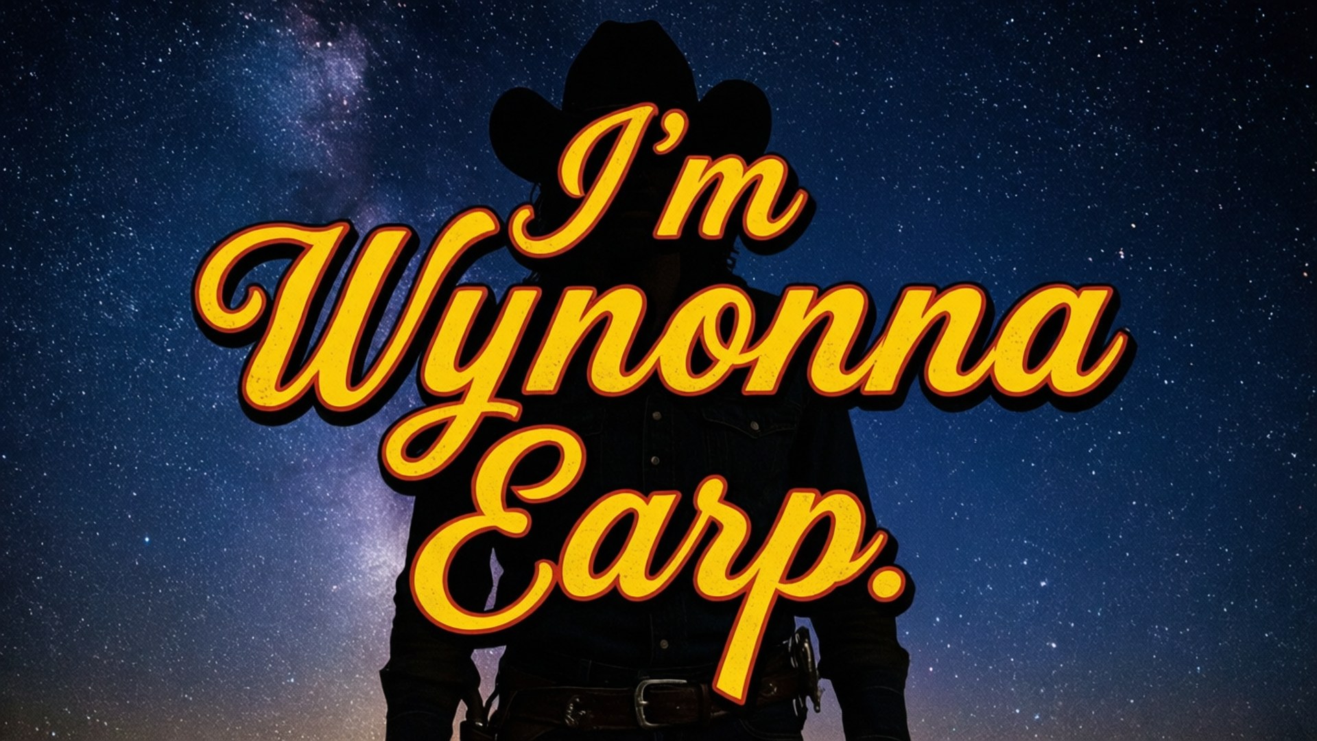 Wynonna Earp, starry night sky, silhouette, Full HD Desktop Wallpaper