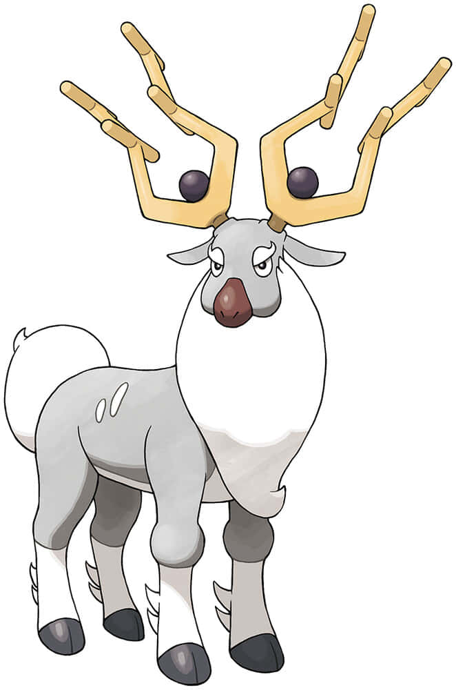 Wyrdeer, golden antlers, purple orbs, SD Phone Wallpaper