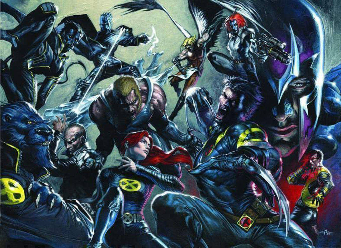 X-Men, comic book illustration, mutants, HD Desktop Wallpaper
