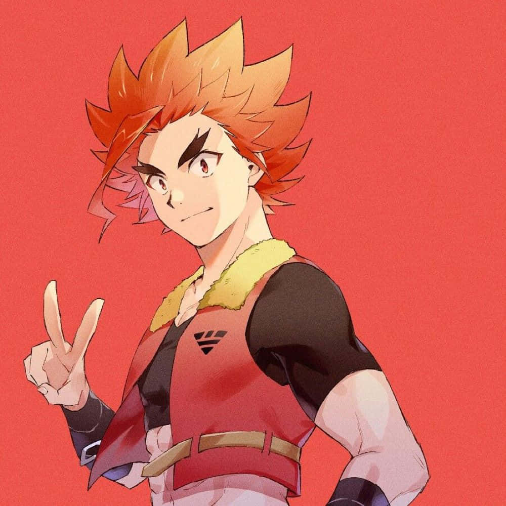 Xander Shakadera, spiky-haired anime boy, red vest, SD Desktop Wallpaper