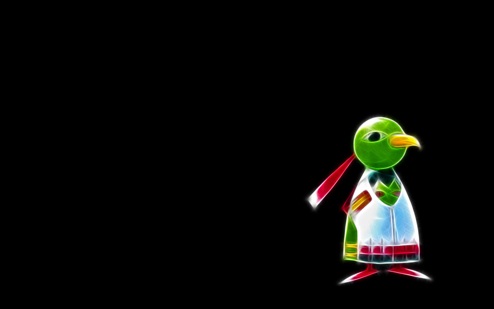 Xatu, glowing green, white and red outfit, Full HD Desktop Wallpaper