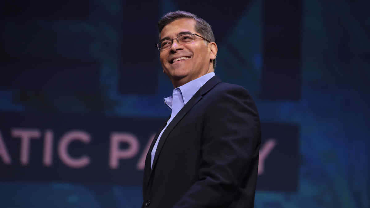 Xavier Becerra, dark suit, glasses, SD Desktop Wallpaper