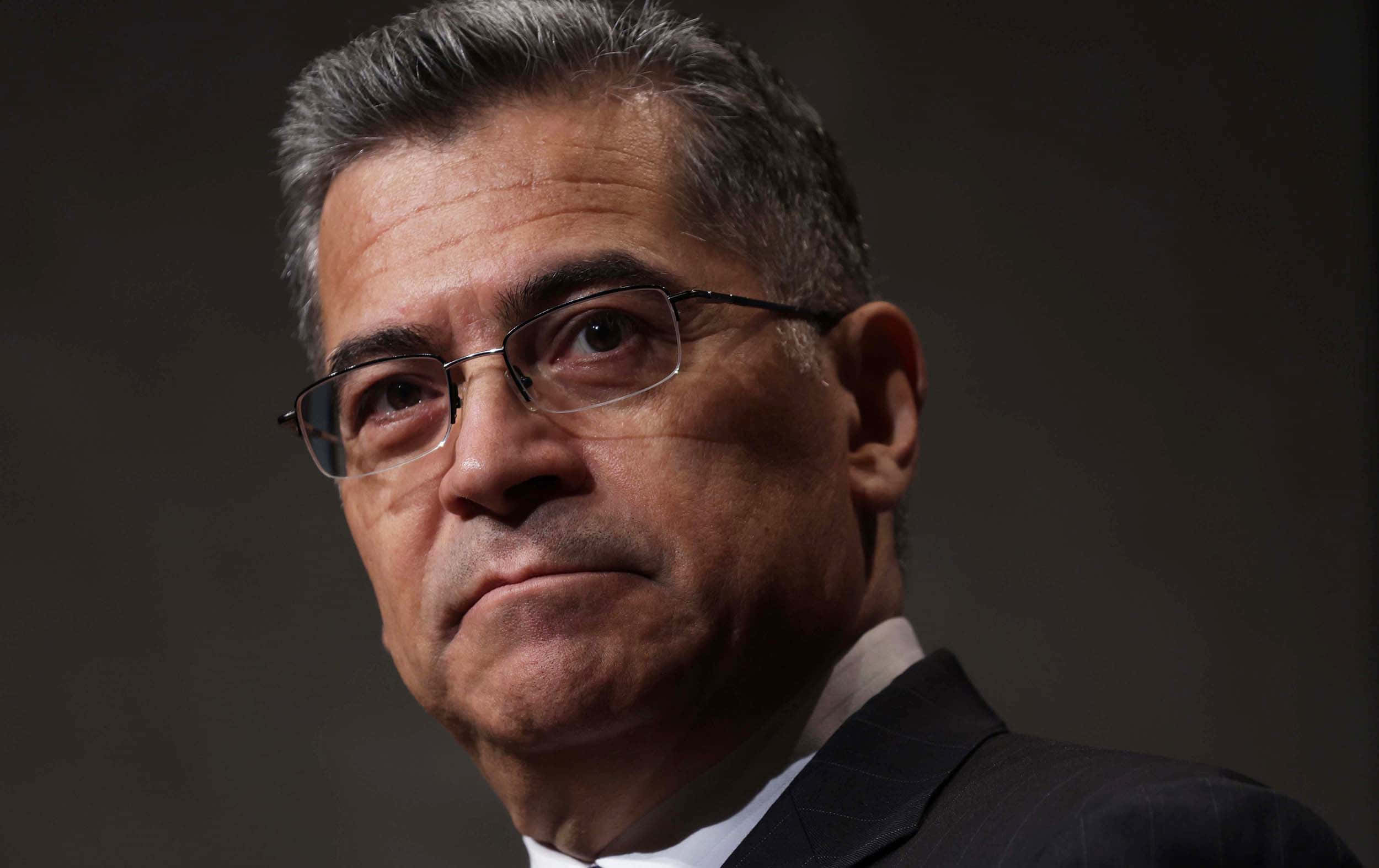 Xavier Becerra, gray hair, glasses, Full HD Desktop Wallpaper