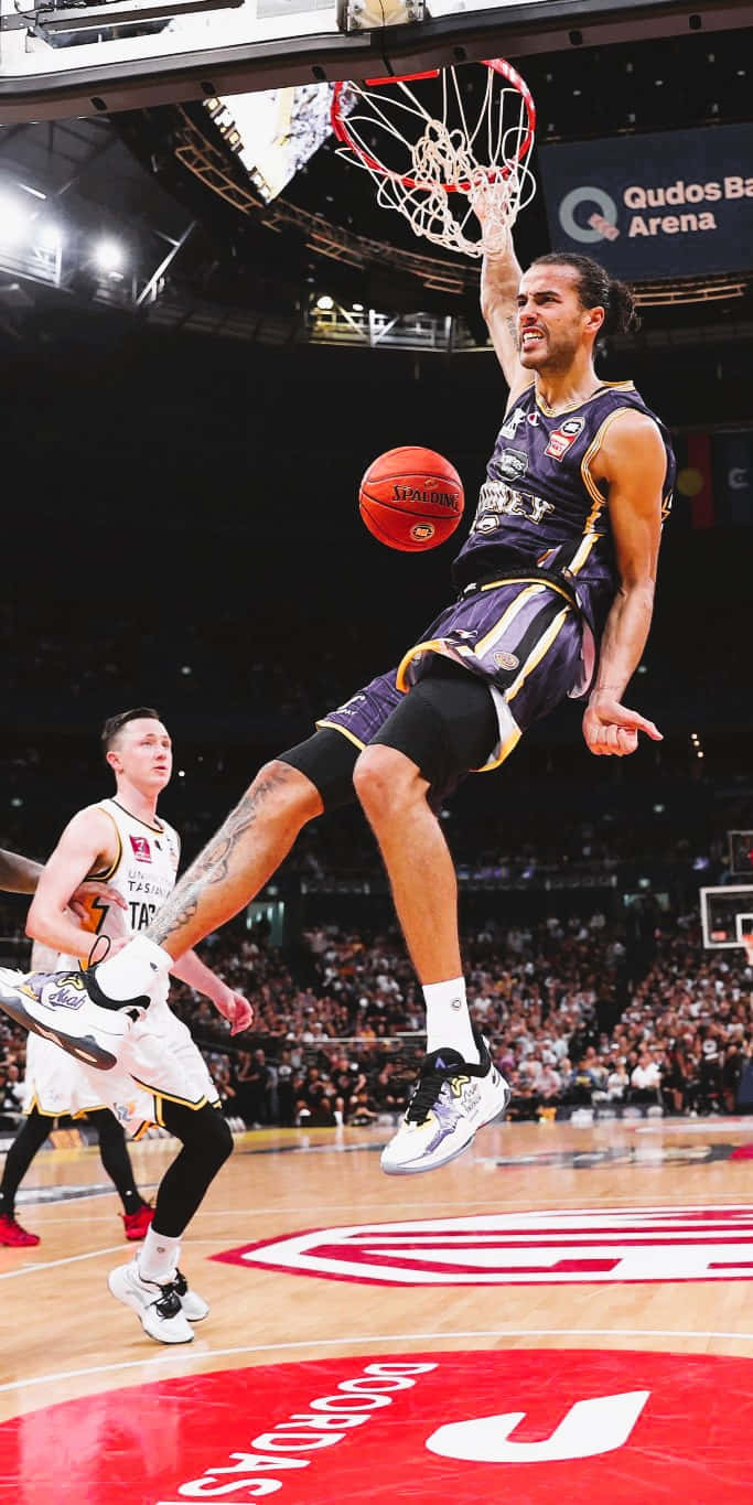 Xavier Cooks, purple uniform, basketball player, HD Phone Wallpaper