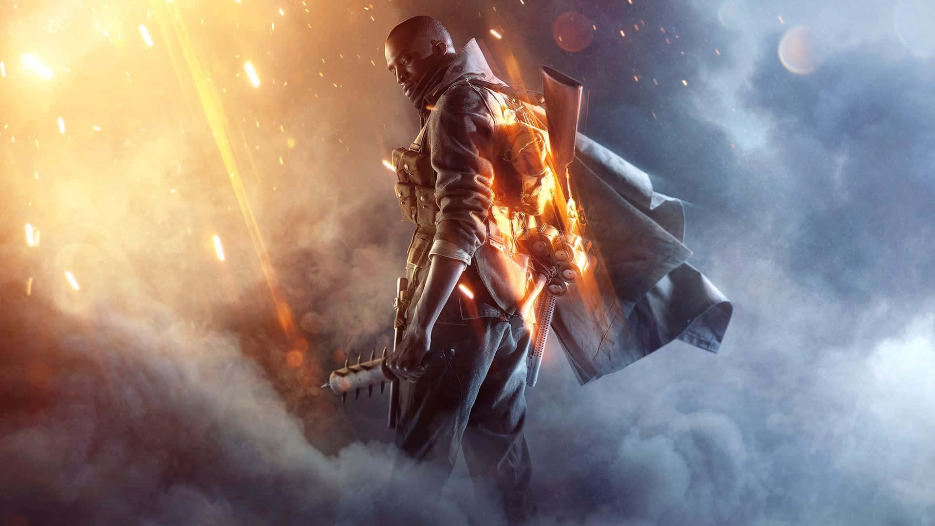 Xbox, soldier, golden light, Full HD Desktop Wallpaper