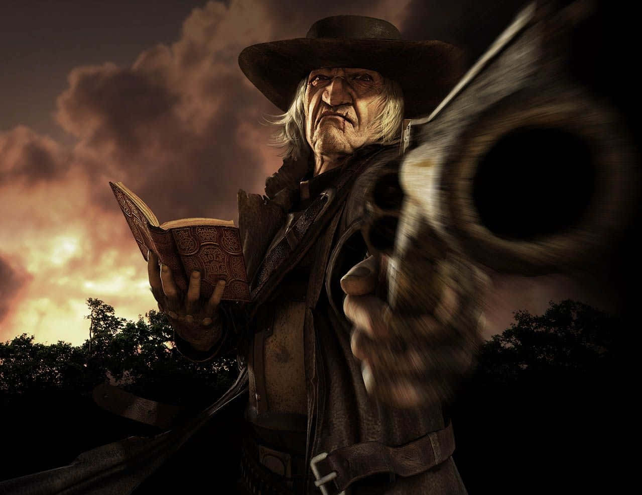 Xbox Games, cowboy, hat, SD Desktop Wallpaper