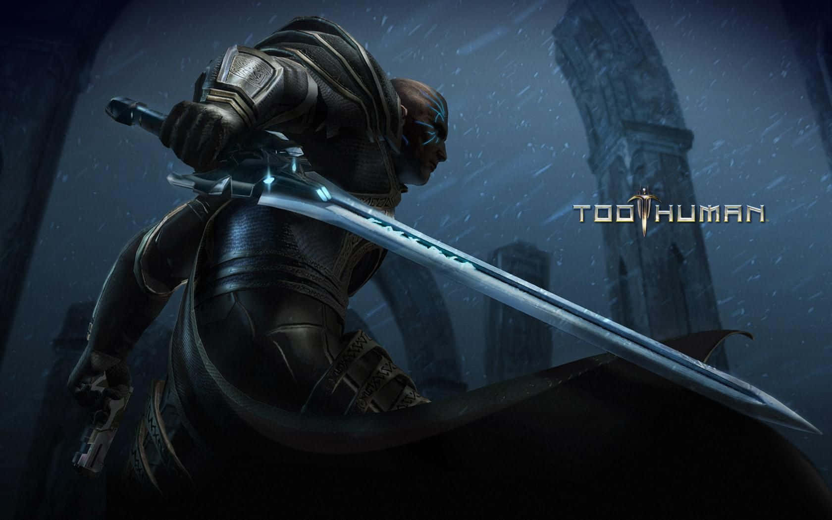 Xbox Games, bald warrior, dark armor, HD Desktop Wallpaper