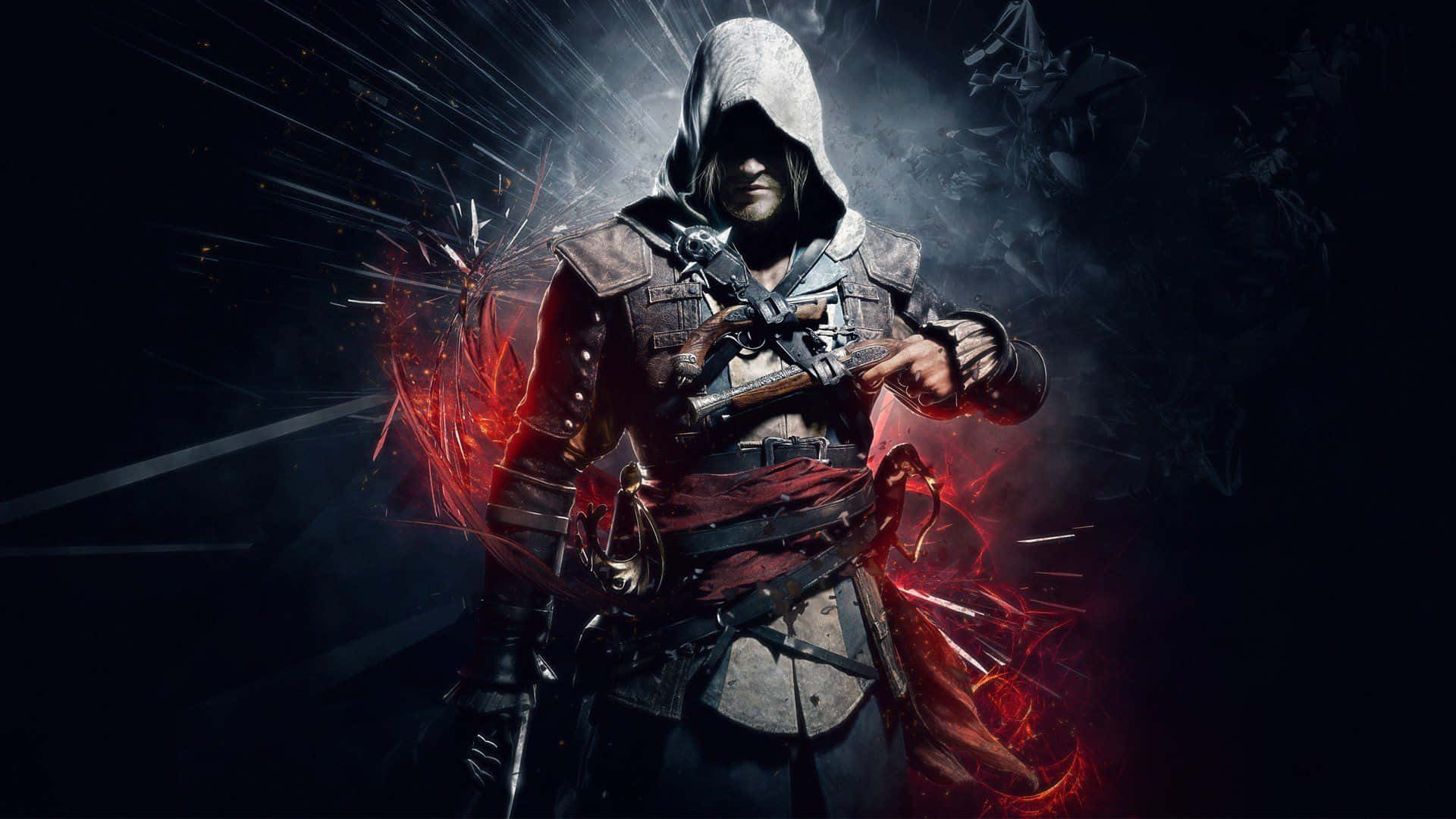 Xbox Games, hooded assassin, dark armor, Full HD Desktop Wallpaper