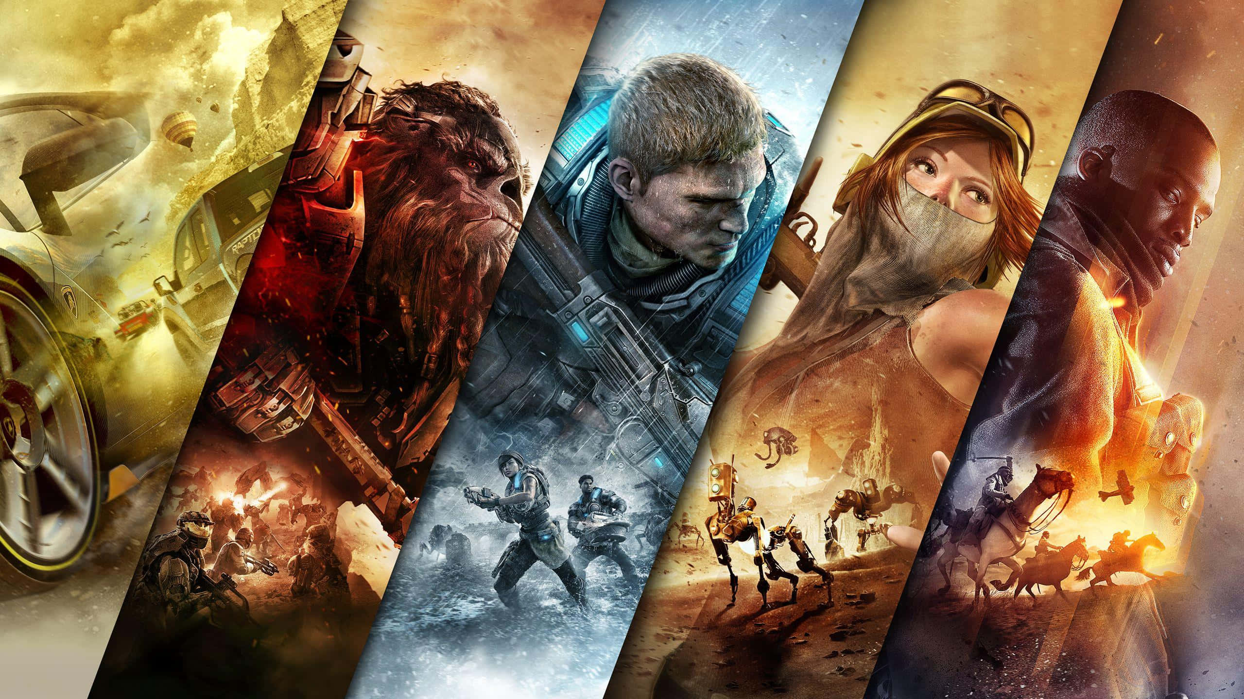 Xbox Games, 2560 x 1440, video game covers, 2K Desktop Wallpaper