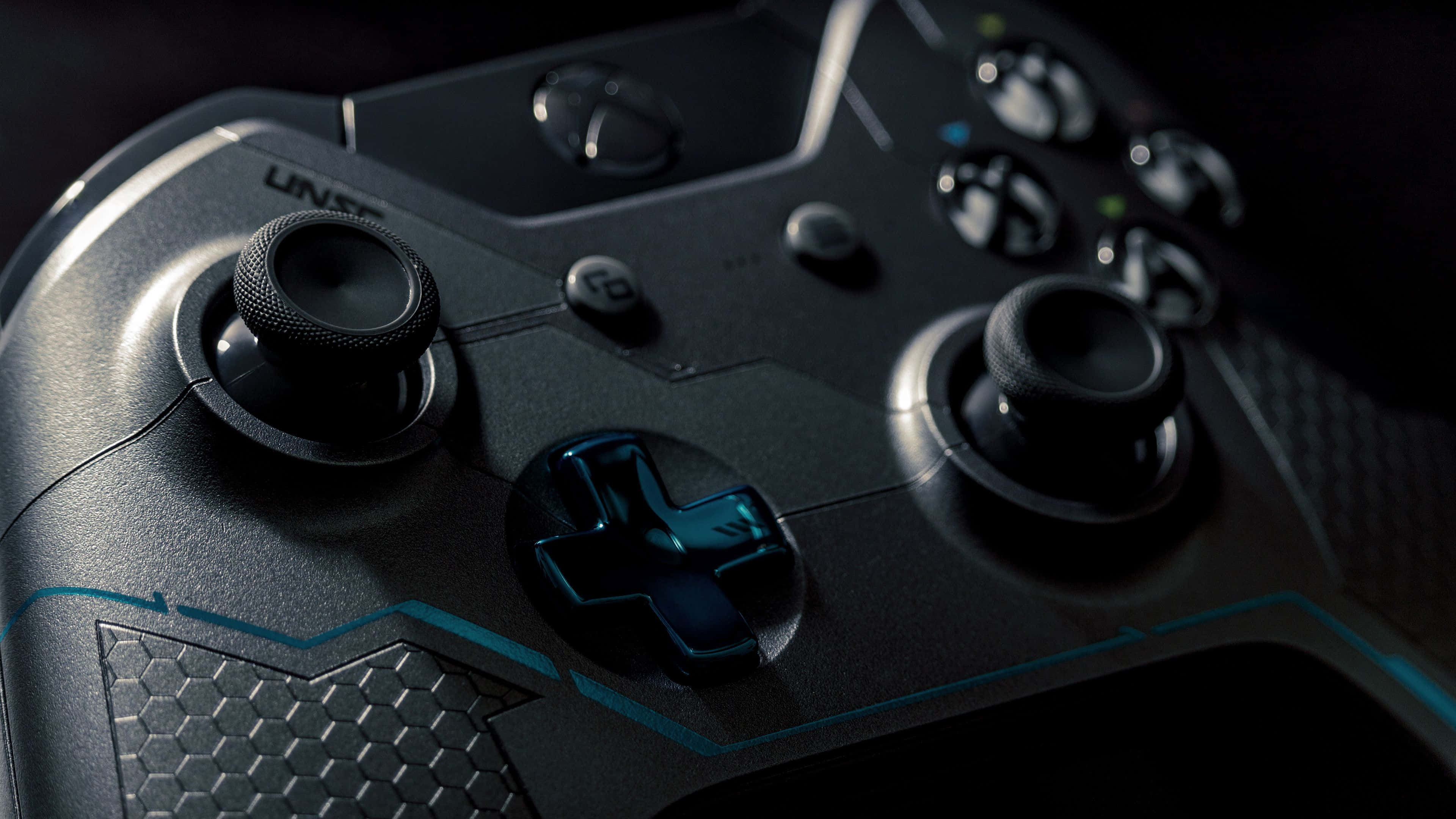 Xbox One, remote controller, sleek black, 4K Desktop Wallpaper
