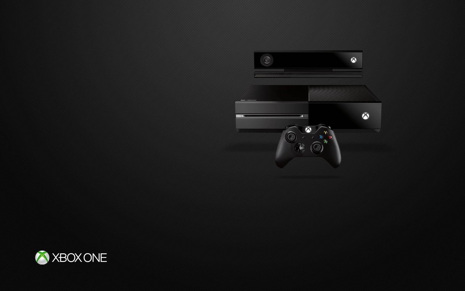 Xbox One X, black, console, Full HD Desktop Wallpaper