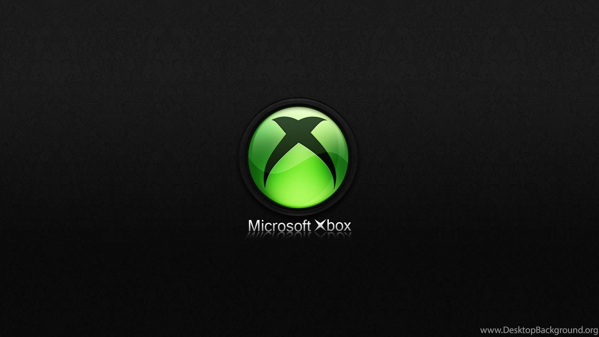 Xbox One, green, glowing, Full HD Desktop Wallpaper