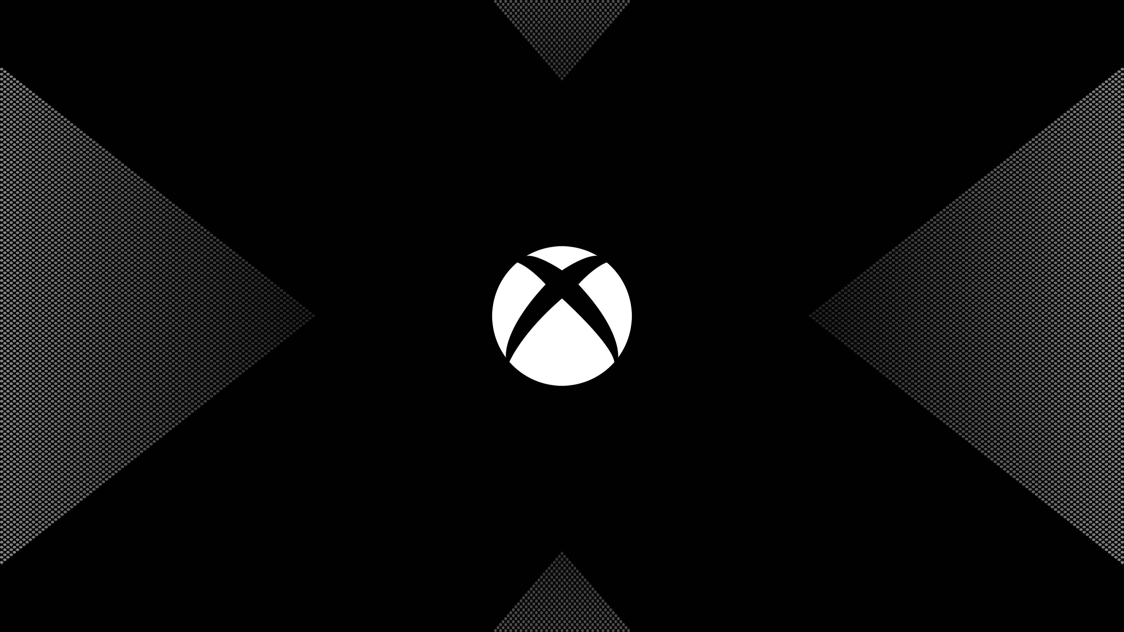 Xbox One, Xbox logo, black background, 4K Desktop Wallpaper