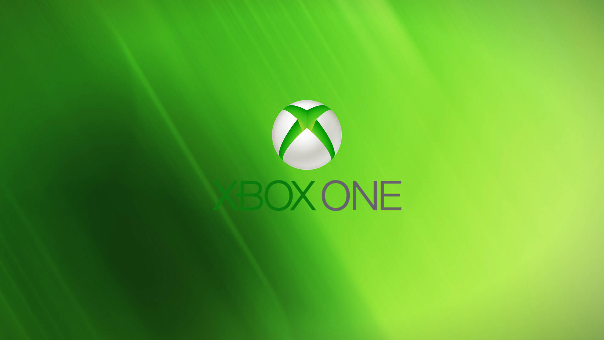 Xbox One X, Xbox One logo, vibrant green gradient, Full HD Desktop Wallpaper