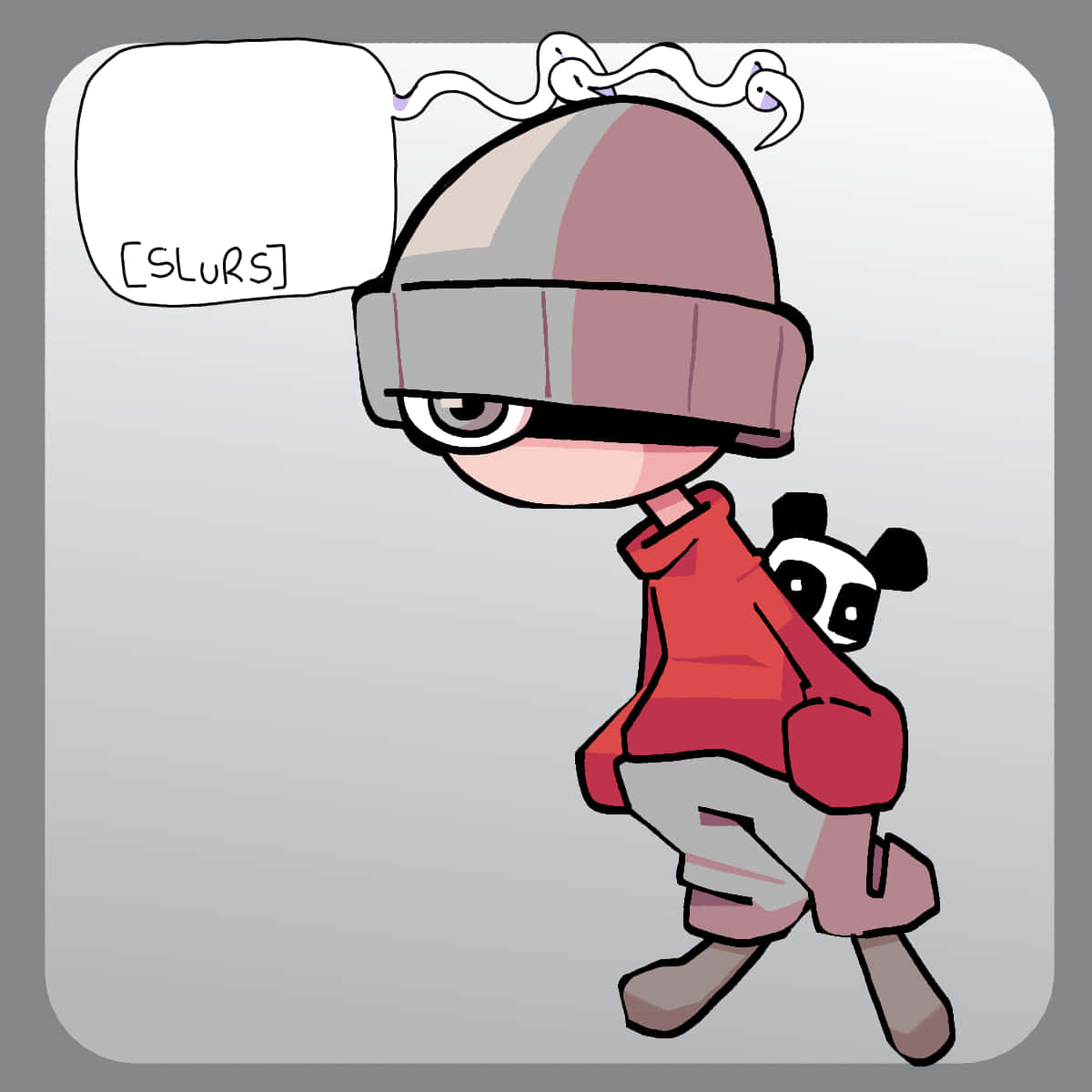 Xbox Pfp, panda, red hoodie, SD Desktop Wallpaper