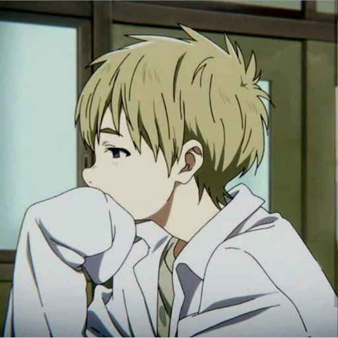 Xbox Pfp, anime boy, messy blonde hair, SD Desktop Wallpaper