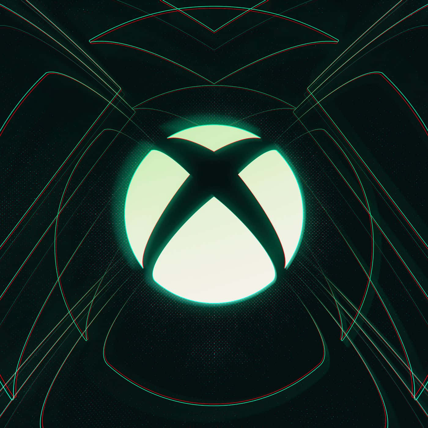 Xbox, green logo, neon green light, HD Desktop Wallpaper