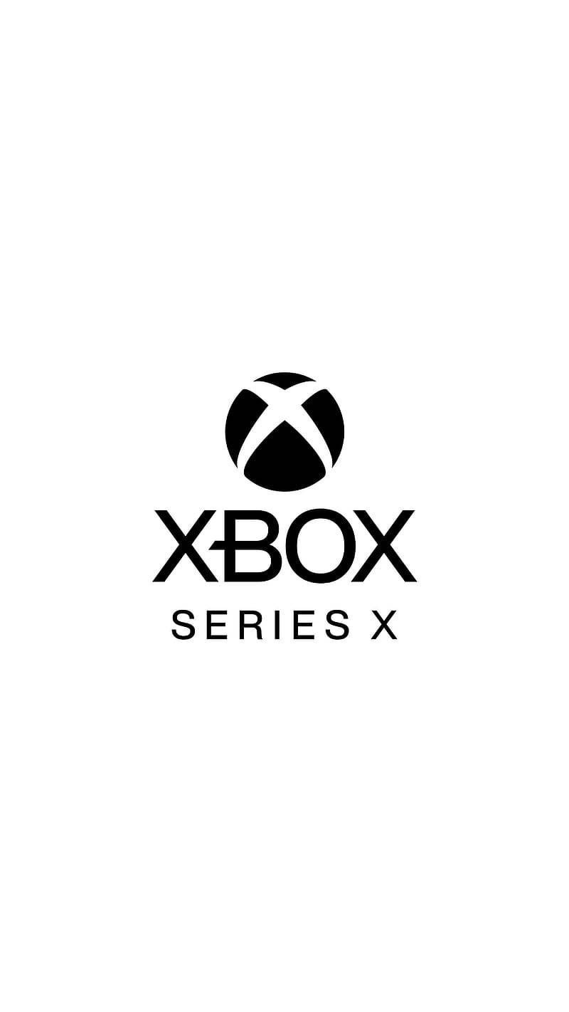 Xbox Series X, black, white background, HD Phone Wallpaper
